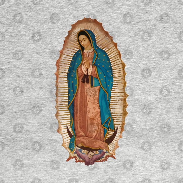 La Virgen de Guadalupe Religious Art Print by TEXICAN